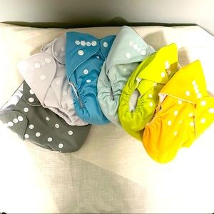 Alva Baby Cloth Diapers 6 Pack